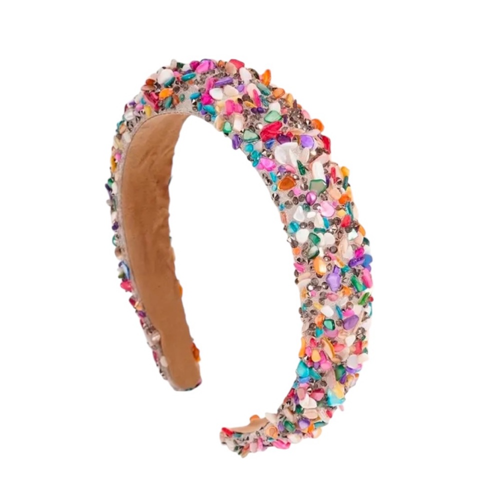 Colorful Colored Pebble Headband